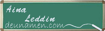 Aina Leddin Visitenkarte